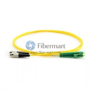 LC/APC to FC/UPC Plenum(OFNP) Duplex 9/125 Single-mode Fiber Patch Cable LC/APC to FC/UPC Plenum(OFNP) Duplex 9/125 Single-mode Fiber Patch Cable