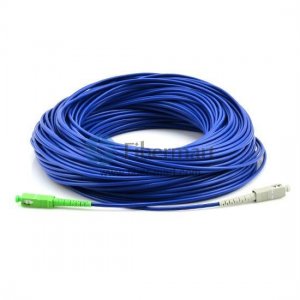 SC/APC to MU/UPC Simplex Singlemode 9/125 Armored Patch Cable SC/APC to MU/UPC Simplex Singlemode 9/125 Armored Patch Cable