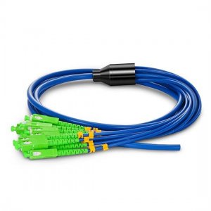 12 fiber 3.0mm 9/125 Singlemode LC/SC/ST/FC Armored Bunch Fiber Optic Pigtail 12 fiber 3.0mm 9/125 Singlemode LC/SC/ST/FC Armored Bunch Fiber Optic Pigtail