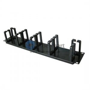 2 U Cable Management Panel with 10 Plastic Rings 2 U Cable Management Panel with 10 Plastic Rings