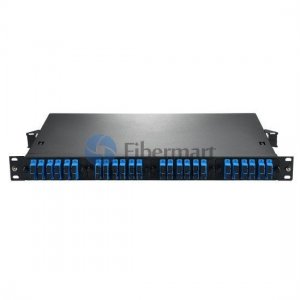 24 Ports Loaded SC FAPs 1RU Rack Mount Fiber Patch Panel Panduit FMT1 Compatible 24 Ports Loaded SC FAPs 1RU Rack Mount Fiber Patch Panel Panduit FMT1 Compatible