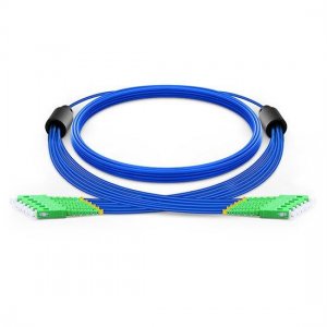 30m SC APC to SC APC 6 Fibers Singlemode 9/125 Armored Breakout Cable 3.0mm Legs 30m SC APC to SC APC 6 Fibers Singlemode 9/125 Armored Breakout Cable 3.0mm Legs