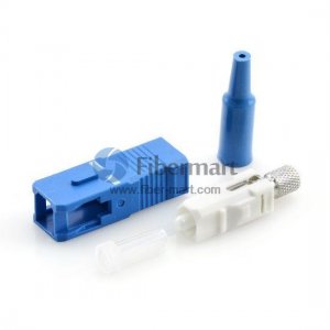 SC UPC Single-mode 9/125 Simplex 0.9mm Boot Fiber Optic Connector SC UPC Single-mode 9/125 Simplex 0.9mm Boot Fiber Optic Connector