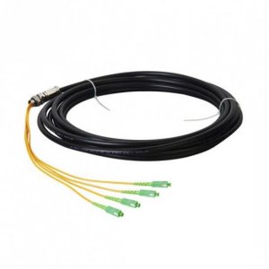 4 Fiber Singlemode 9/125 FC/SC/ST/LC Waterproof Fiber Optic Pigtail 4 Fiber Singlemode 9/125 FC/SC/ST/LC Waterproof Fiber Optic Pigtail