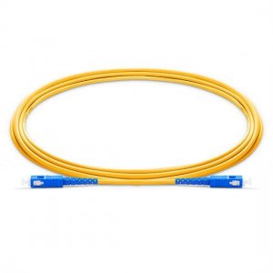 SC UPC to SC UPC Simplex PVC/LSZH/OFNP 9/125 Single Mode Fiber Patch Cable SC UPC to SC UPC Simplex PVC/LSZH/OFNP 9/125 Single Mode Fiber Patch Cable