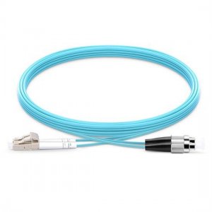 1M LC UPC to FC UPC Duplex 2.0mm LSZH OM3 Multimode Fiber Optic Patch Cable 1M LC UPC to FC UPC Duplex 2.0mm LSZH OM3 Multimode Fiber Optic Patch Cable