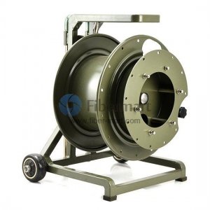 300 Meter Portable Field Deployable Tactical Fiber Optic Cable Reel 300 Meter Portable Field Deployable Tactical Fiber Optic Cable Reel