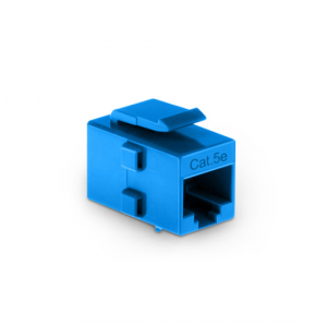 Cat5e RJ45 (8P8C) Unshielded Coupler Keystone Insert Module Blue Cat5e RJ45 (8P8C) Unshielded Coupler Keystone Insert Module Blue
