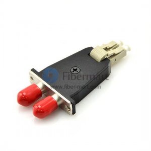 ST Female to LC Male Multimode Duplex Adapter Converter ST Female to LC Male Multimode Duplex Adapter Converter