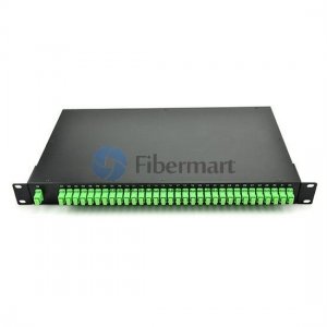 1x32 Fiber PLC Splitter with 1U 19 Rack Mount Metal Box 1x32 Fiber PLC Splitter with 1U 19 Rack Mount Metal Box