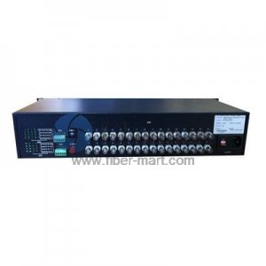 32 Channel Video & 1 Return Data to Fiber SM 20km Optic Video Multiplexer 32 Channel Video & 1 Return Data to Fiber SM 20km Optic Video Multiplexer