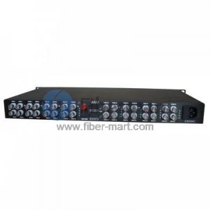 24 Channel Video to Fiber SM 20km Optical Video Multiplexer 24 Channel Video to Fiber SM 20km Optical Video Multiplexer