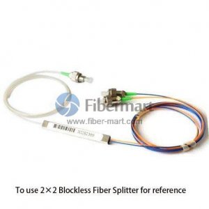 2x2 Polarization Maintaining Blockless Fiber PLC Splitter Slow Axis 2x2 Polarization Maintaining Blockless Fiber PLC Splitter Slow Axis