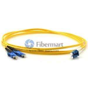 LC-E2000 Duplex 9/125 Single mode Fiber Patch Cable LC-E2000 Duplex 9/125 Single mode Fiber Patch Cable