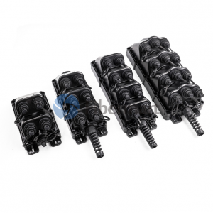 6 Port Multi Service Terminal (MST) Fiber Optic Enclosure 6 Port Multi Service Terminal (MST) Fiber Optic Enclosure