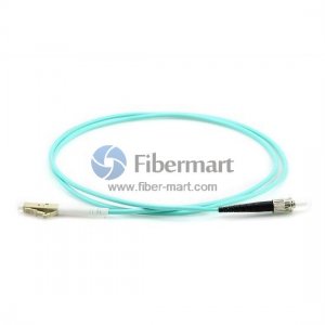 LC-ST Plenum(OFNP) Simplex OM4 Multimode Fiber Patch Cable LC-ST Plenum(OFNP) Simplex OM4 Multimode Fiber Patch Cable