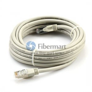 Category 7 Cat7 SFTP Network Patch Cable Round 1m White Category 7 Cat7 SFTP Network Patch Cable Round 1m White