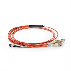Customized 12 Fibers Multimode OM1 12 Strands MPO-LC Harness Cable 3.0mm LSZH/Riser Customized 12 Fibers Multimode OM1 12 Strands MPO-LC Harness Cable 3.0mm LSZH/Riser