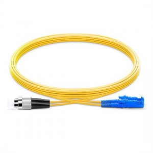 FC UPC to E2000 UPC Duplex PVC/LSZH/OFNP 9/125 Single Mode Fiber Patch Cable FC UPC to E2000 UPC Duplex PVC/LSZH/OFNP 9/125 Single Mode Fiber Patch Cable