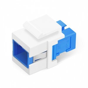 SC/UPC to SC/UPC Simplex Singlemode Fiber Keystone Jack SC/UPC to SC/UPC Simplex Singlemode Fiber Keystone Jack