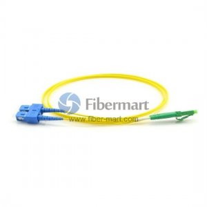 LC/APC to SC/UPC Plenum(OFNP) Duplex 9/125 Single-mode Fiber Patch Cable LC/APC to SC/UPC Plenum(OFNP) Duplex 9/125 Single-mode Fiber Patch Cable