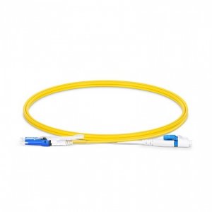 1m (3ft) CS™ UPC to LC UPC Flat Clip Uniboot Duplex OS2 SingleMode PVC (OFNR) 2.0mm Fiber Patch Cable, for 200/400G Network 1m (3ft) CS™ UPC to LC UPC Flat Clip Uniboot Duplex OS2 SingleMode PVC (OFNR) 2.0mm Fiber Patch Cable, for 200/400G Network