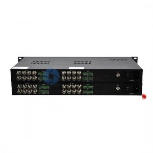 16 Channel Unidirectional HD-SDI over Optical Fiber Transmitter and Receiver Set 16 Channel Unidirectional HD-SDI over Optical Fiber Transmitter and Receiver Set
