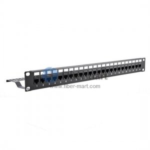 24 Ports Cat6 Unshielded Feed Through Patch Panel 1U 24 Ports Cat6 Unshielded Feed Through Patch Panel 1U