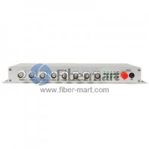 8 Channel Video to Fiber SM 20km Optical Video Multiplexer in Aluminum Alloy Case 8 Channel Video to Fiber SM 20km Optical Video Multiplexer in Aluminum Alloy Case