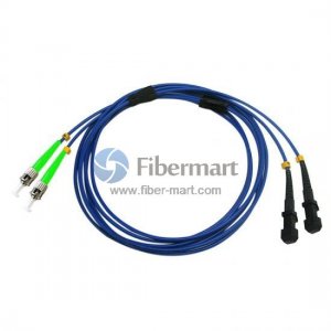 ST/APC to MTRJ/UPC Duplex Singlemode 9/125 Armored Patch Cable ST/APC to MTRJ/UPC Duplex Singlemode 9/125 Armored Patch Cable