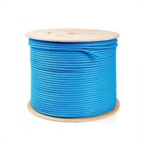 305m (1000ft) Spool Cat6a Shielded and Foiled(SFTP) Solid PVC Bulk Ethernet Cable Blue 305m (1000ft) Spool Cat6a Shielded and Foiled(SFTP) Solid PVC Bulk Ethernet Cable Blue