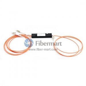 1x2 FBT OM4 Single Window Fiber Splitter with ABS Box 1x2 FBT OM4 Single Window Fiber Splitter with ABS Box