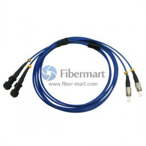 FC/UPC to MTRJ/UPC Duplex Singlemode 9/125 Armored Patch Cable FC/UPC to MTRJ/UPC Duplex Singlemode 9/125 Armored Patch Cable