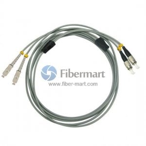 FC/UPC to SC/UPC Duplex Multimode OM2 Armored Patch Cable FC/UPC to SC/UPC Duplex Multimode OM2 Armored Patch Cable