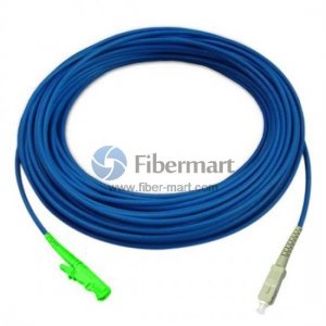 SC/UPC to E2000/APC Simplex Singlemode 9/125 Armored Patch Cable SC/UPC to E2000/APC Simplex Singlemode 9/125 Armored Patch Cable