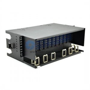 114 Ports Loaded SC FAPs 4RU Rack Mount Fiber Enclosure Panduit FRME4 Compatible 114 Ports Loaded SC FAPs 4RU Rack Mount Fiber Enclosure Panduit FRME4 Compatible