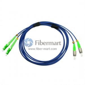 LC/APC to FC/APC Duplex Singlemode 9/125 Armored Patch Cable LC/APC to FC/APC Duplex Singlemode 9/125 Armored Patch Cable
