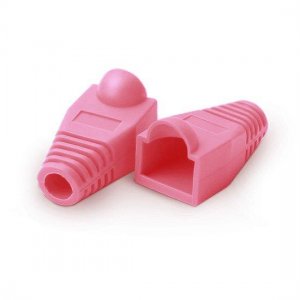 RJ45 Snagless Boot Cover 6.5mm OD Pink, 50/Pack RJ45 Snagless Boot Cover 6.5mm OD Pink, 50/Pack