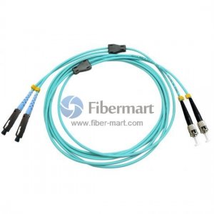 ST-MU Duplex OM4 Multimode Armored Fiber Patch Cable ST-MU Duplex OM4 Multimode Armored Fiber Patch Cable
