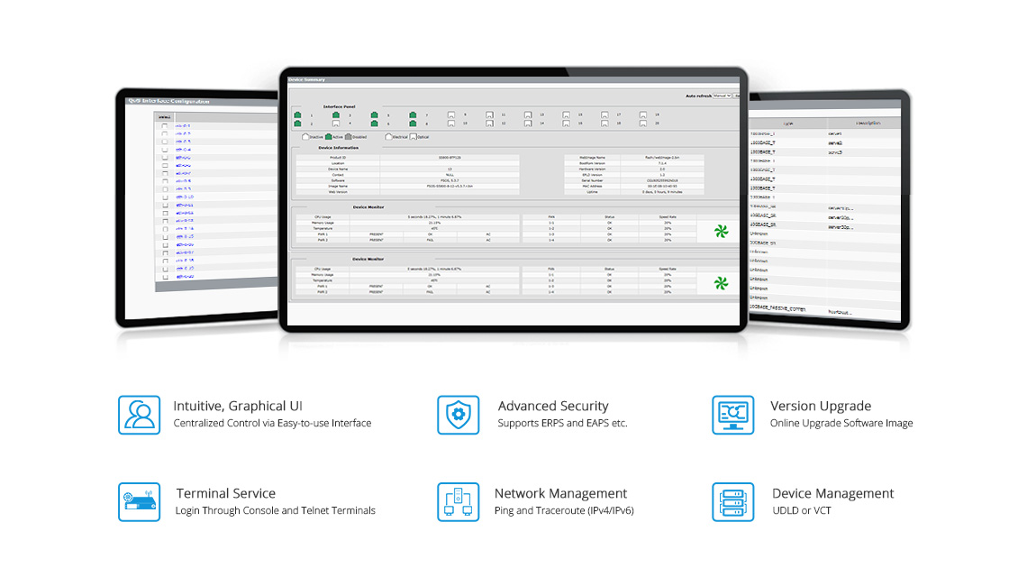 10G Switches Excellent Manageability