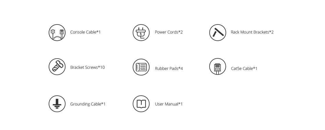 10G Switches Accessories List