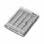 Embalaje de plástico Caja de concha para transceptor XFP QSFP + QSFP28 de 4 unidades Embalaje de plástico Caja de concha para transceptor XFP QSFP + QSFP28 de 4 unidades