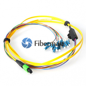 12 fibras SMF Cable de conexión MTP plano de 12 hilos LC / SC / FC / ST Cable de fibra plana LSZH / Riser 12 fibras SMF Cable de conexión MTP plano de 12 hilos LC / SC / FC / ST Cable de fibra plana LSZH / Riser
