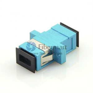Adaptador de fibra plástica simplex SC/UPC a SC/UPC OM3 Adaptador de fibra plástica simplex SC/UPC a SC/UPC OM3