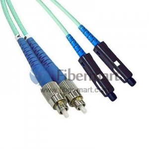 Cable de conexión de fibra multimodo OM3 dúplex FC-MU Cable de conexión de fibra multimodo OM3 dúplex FC-MU