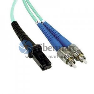 FC-MTRJ Plenum(OFNP) Duplex OM3 Multi-mode Fiber Patch Cable FC-MTRJ Plenum(OFNP) Duplex OM3 Multi-mode Fiber Patch Cable