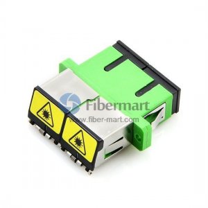 SC/APC a SC/APC dúplex monomodo con adaptador de fibra plástica de obturador abierto SC/APC a SC/APC dúplex monomodo con adaptador de fibra plástica de obturador abierto