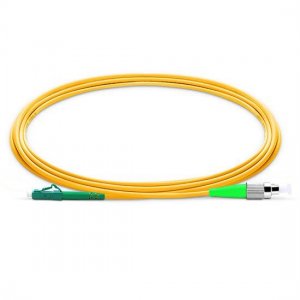 LC APC a FC APC Simplex PVC/LSZH/OFNP 9/125 Cable de conexión de fibra monomodo LC APC a FC APC Simplex PVC/LSZH/OFNP 9/125 Cable de conexión de fibra monomodo