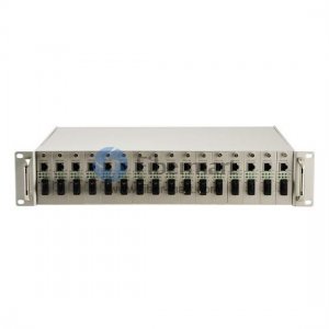 17 Slots 10 / 100M y 10/100 / 1000M Managed Fiber Media Converter Bastidor chasis 17 Slots 10 / 100M y 10/100 / 1000M Managed Fiber Media Converter Bastidor chasis