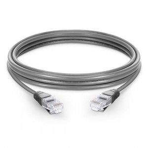 Cable de conexión de red Ethernet Cat5e sin enganches sin blindaje (UTP), PVC gris, 10 m (32,81 pies) Cable de conexión de red Ethernet Cat5e sin enganches sin blindaje (UTP), PVC gris, 10 m (32,81 pies)